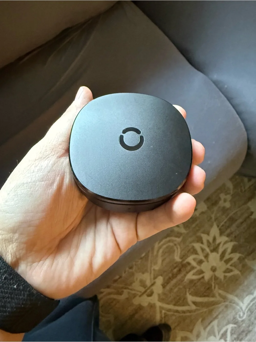 Wireless Smartwatch Charger Dock with Blue Magnetic Ring